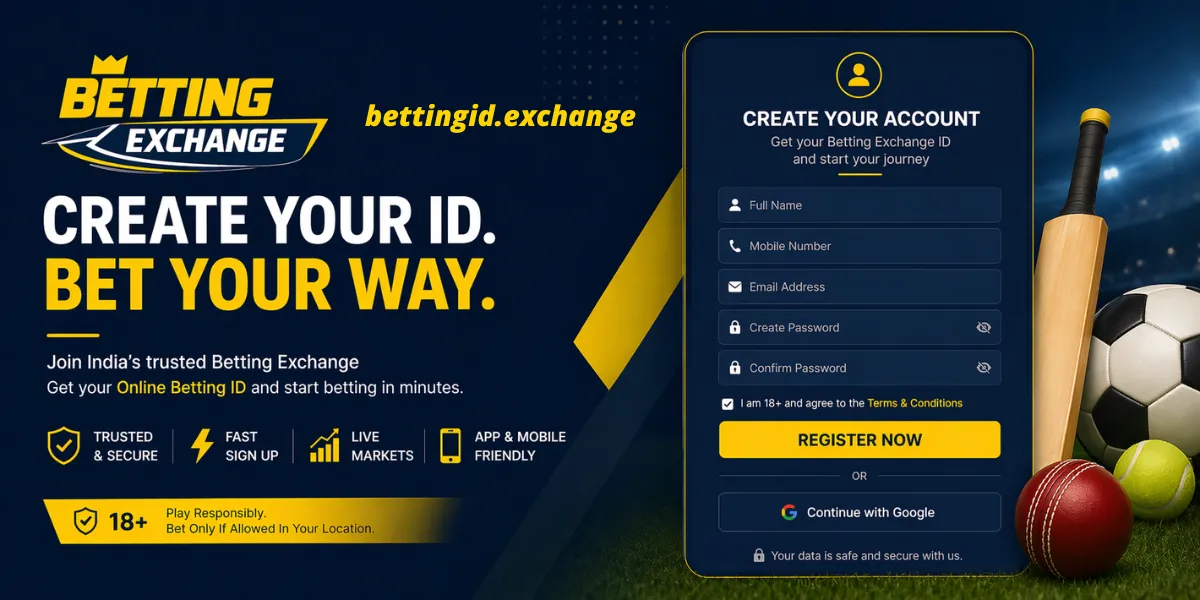 Betting Exchange Register Banner