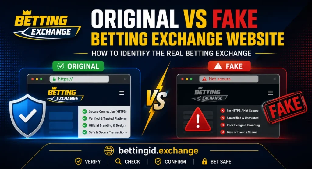 Original vs Fake Betting Exchange