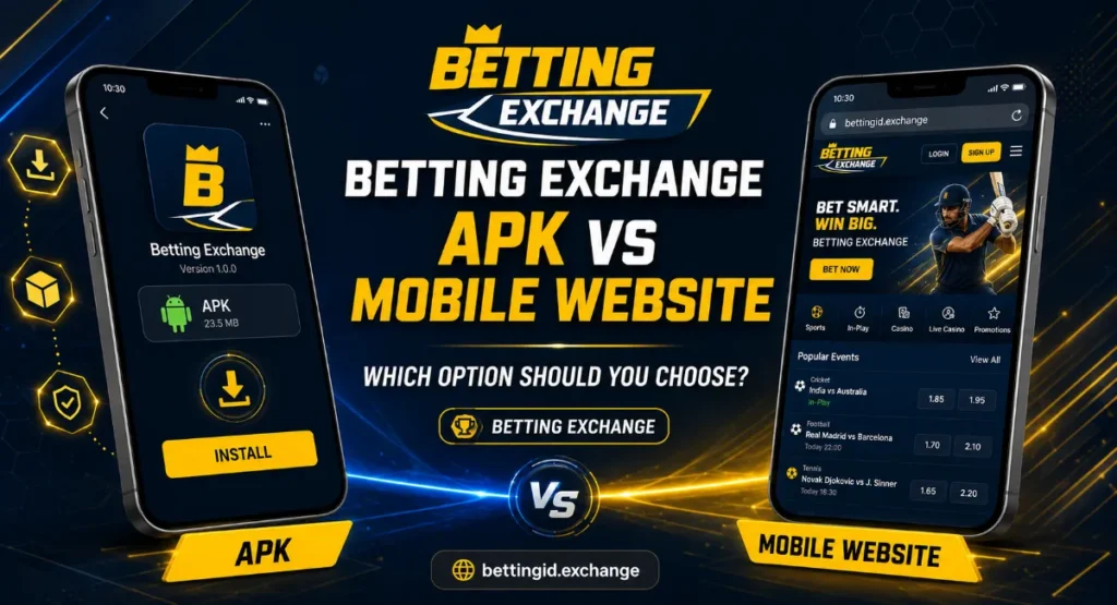 Betting Exchange APK vs Mobile Website